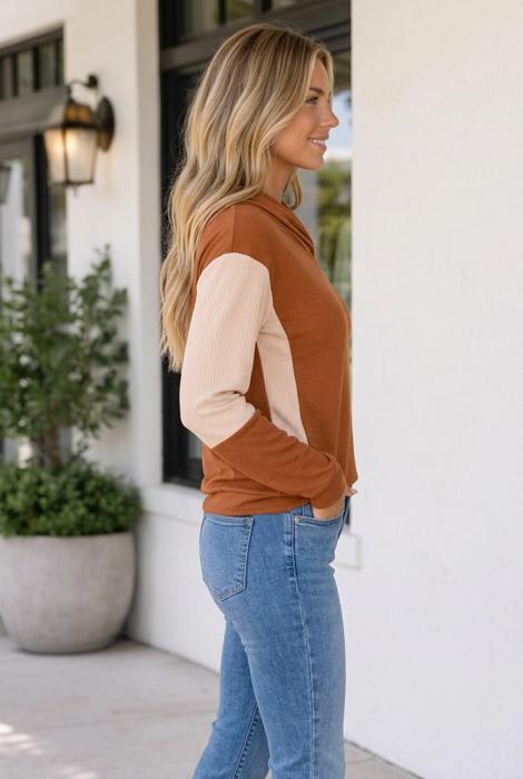 Karlee Crossed Pullover Hoodie