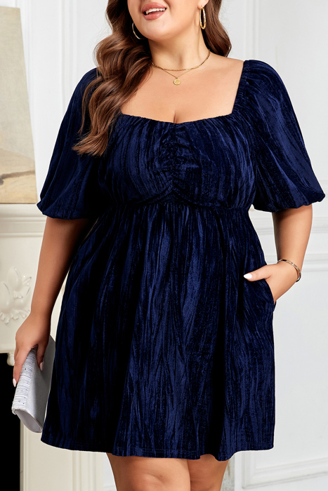 Kataleya Short Puff Sleeve PLUS Dress