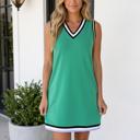 Mint Green Large Katalina Sleeveless Mini Dress