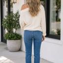  Katelyn Knit Asymmetric Long Sleeve Top