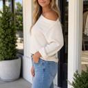  Katelyn Knit Asymmetric Long Sleeve Top