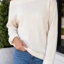  Katelyn Knit Asymmetric Long Sleeve Top