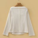  Katelyn Knit Asymmetric Long Sleeve Top