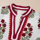  Katherine Short Sleeve Cotton PLUS Blouse