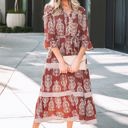  Katie Trim Tiered Maxi Dress