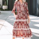  Katie Trim Tiered Maxi Dress
