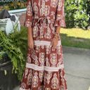  Katie Trim Tiered Maxi Dress