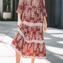  Katie Trim Tiered Maxi Dress