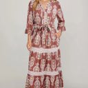  Katie Trim Tiered Maxi Dress