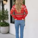  Katy Tree Pattern Pullover Sweater
