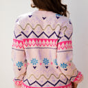  Kayaetta Knit Feather Cuffed Sweater