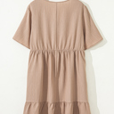  Kaylee Ruffled Short Sleeve PLUS Dress