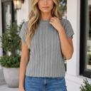  Keely Short Sleeve Sweater