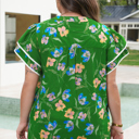  Keilani Short Sleeve Floral PLUS Top