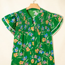  Keilani Short Sleeve Floral PLUS Top