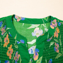 Keilani Short Sleeve Floral PLUS Top
