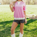  Keira Short Sleeve Loose Top