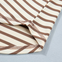  Keira Stripe Half T Shirt