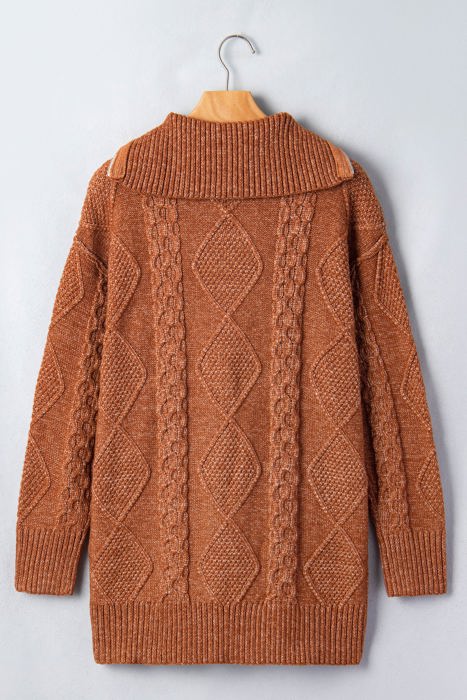 Keith Knit Drop Shoulder Long Sweater