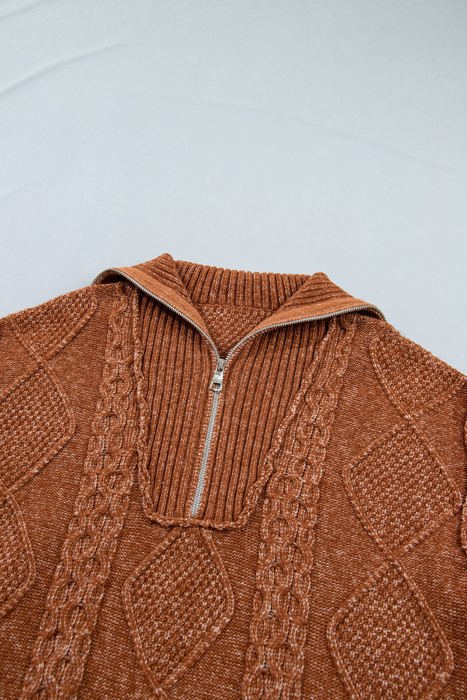 Keith Knit Drop Shoulder Long Sweater