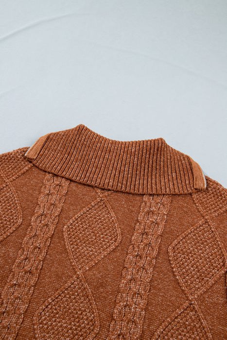 Keith Knit Drop Shoulder Long Sweater