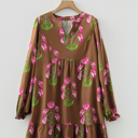 Kelly Hem Puff Sleeve Dress