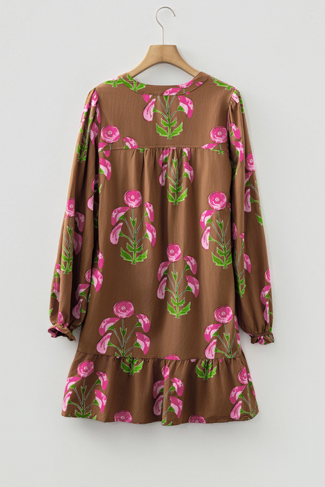 Kelly Hem Puff Sleeve Dress
