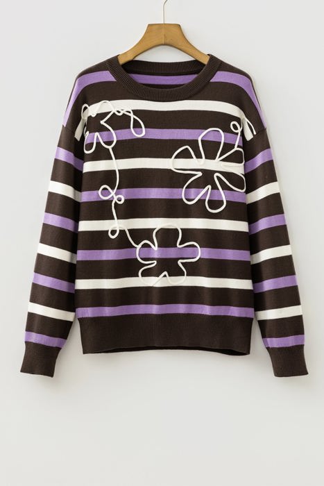 Kelseee Drop Shoulder Pullover Sweater