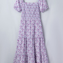  Kelsey Square Smocked Maxi PLUS Dress