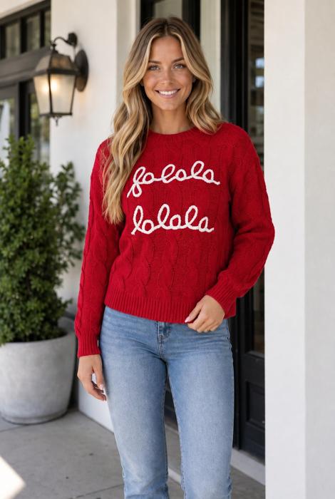 Kendrra Dropped Shoulder Pullover Sweater