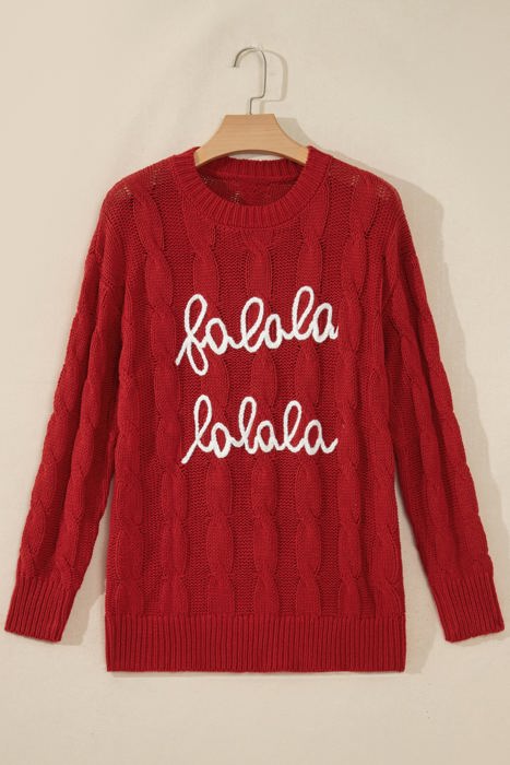 Kendrra Dropped Shoulder Pullover Sweater