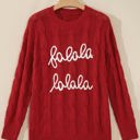  Kendrra Dropped Shoulder Pullover Sweater