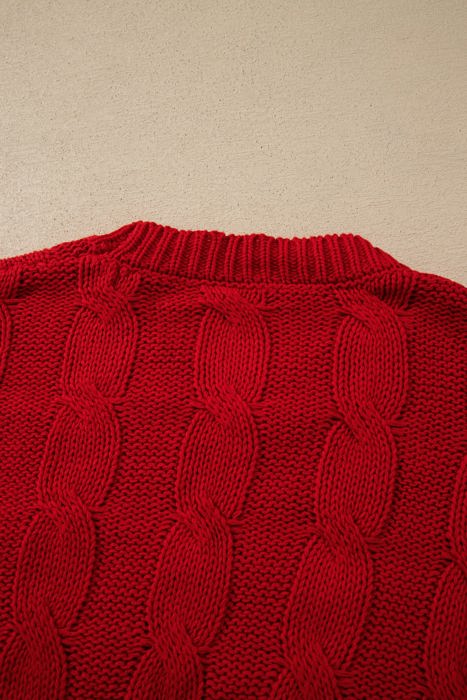 Kendrra Dropped Shoulder Pullover Sweater