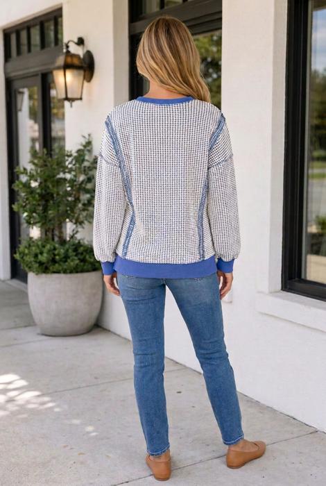 Kenna Stitching Casual Top