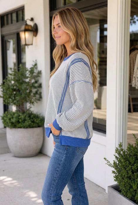 Kenna Stitching Casual Top