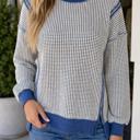  Kenna Stitching Casual Top