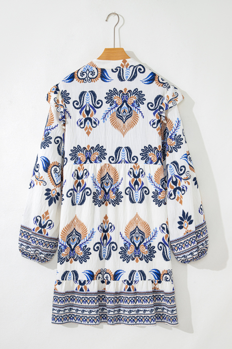 Kennedi Long Sleeve Mini PLUS Dress