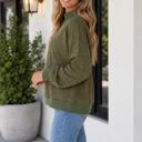  Kennna Block Mock Oversized Sweatshirt