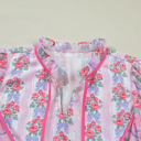  Keyla Ruffled Short Sleeve Blouse
