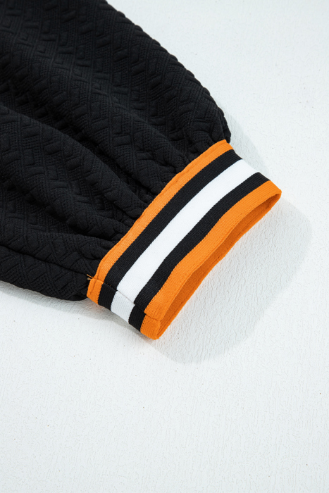 Keziah Patchwork Polo Collar Pullover