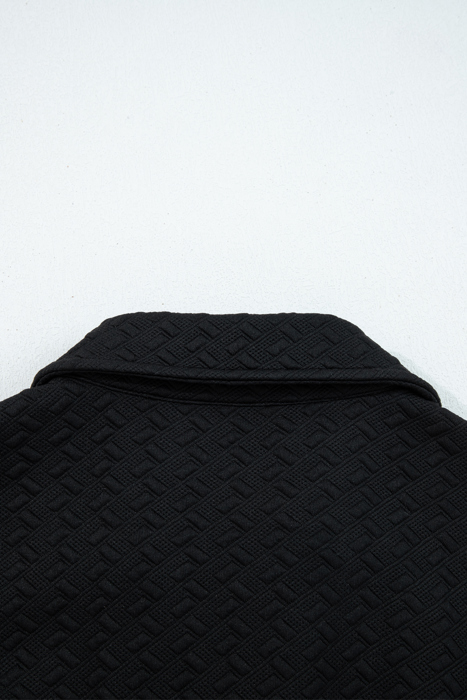 Keziah Patchwork Polo Collar Pullover