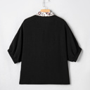  Keziah Sleeve Patchwork Trim Blouse