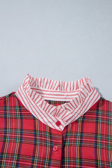 Kharley Cuff Details Shift PLUS Dress