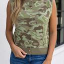  Kiana Print Front Loose Sweater