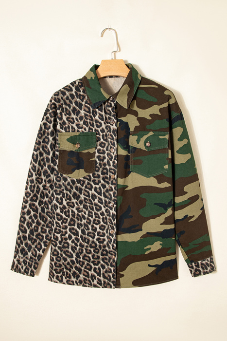 Kiara Patchwork Oversize Shacket