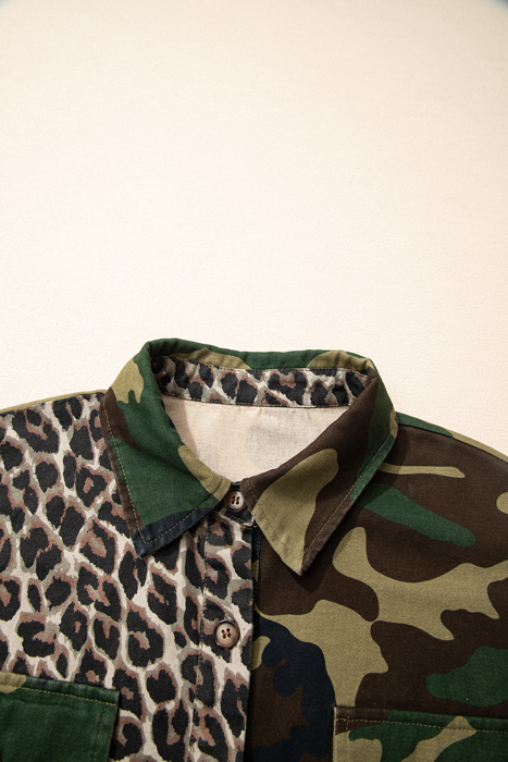 Kiara Patchwork Oversize Shacket