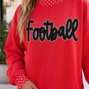  Kieria Letter Graphic Baggy Sweatshirt
