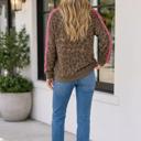  Kierra Striped Detail Relaxed Pullover