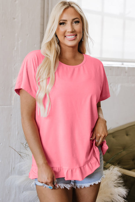 Kimber Frilled Hem Loose Top