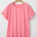  Kimber Frilled Hem Loose Top